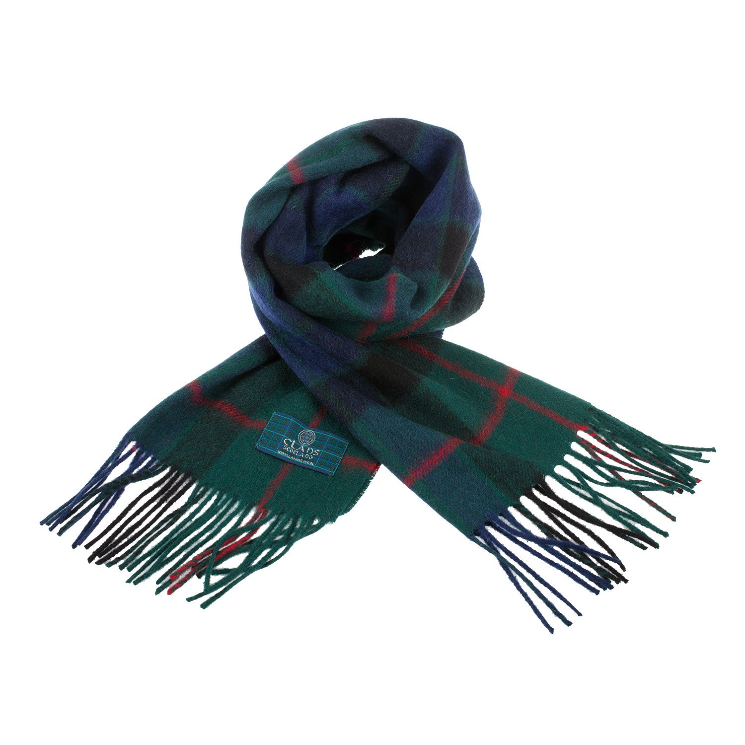 Lambswool Scottish Tartan Clan Scarf Gunn