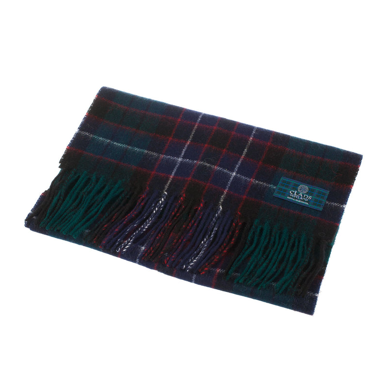 Lambswool Scottish Tartan Clan Scarf Hunter