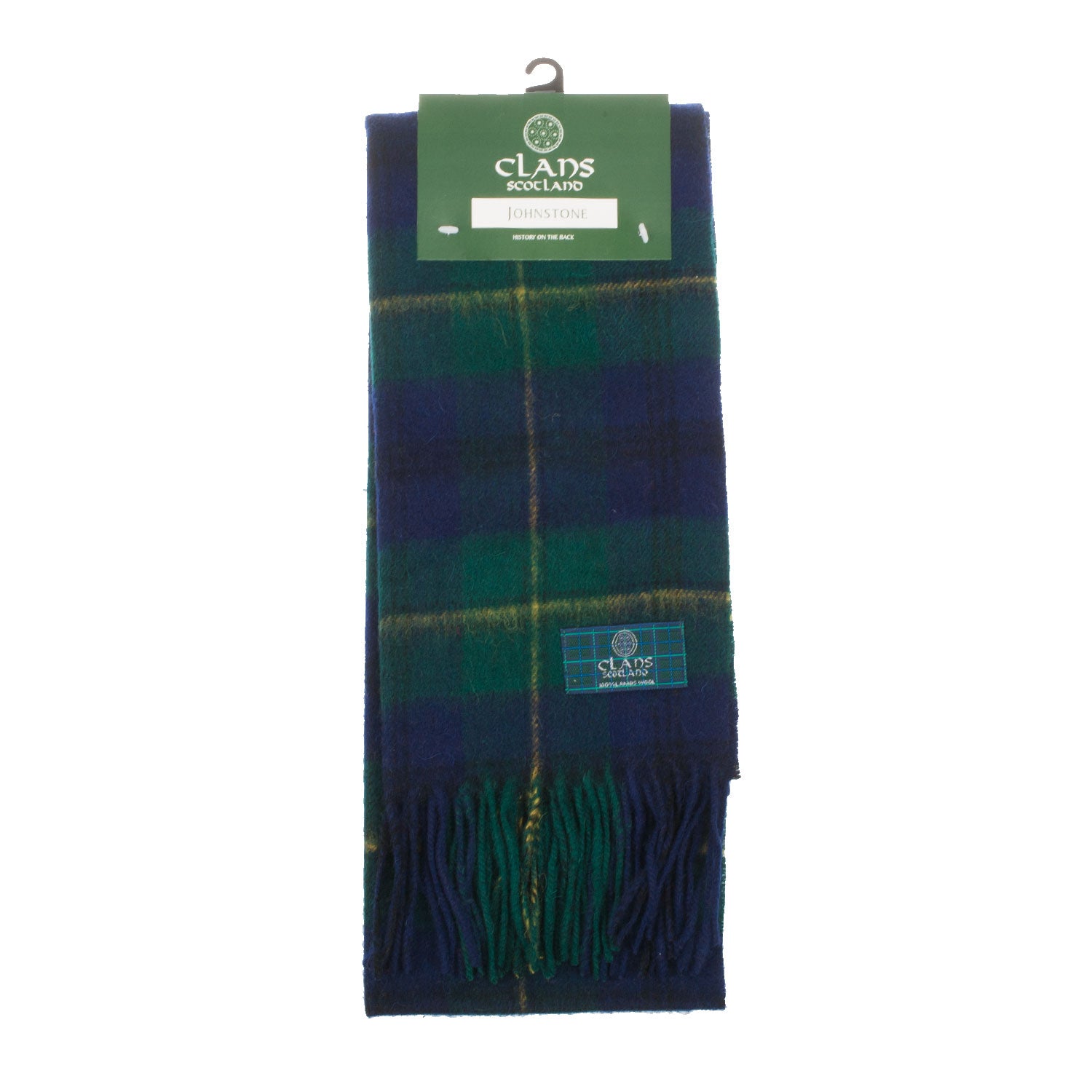 Lambswool Scottish Tartan Clan Scarf Johnstone