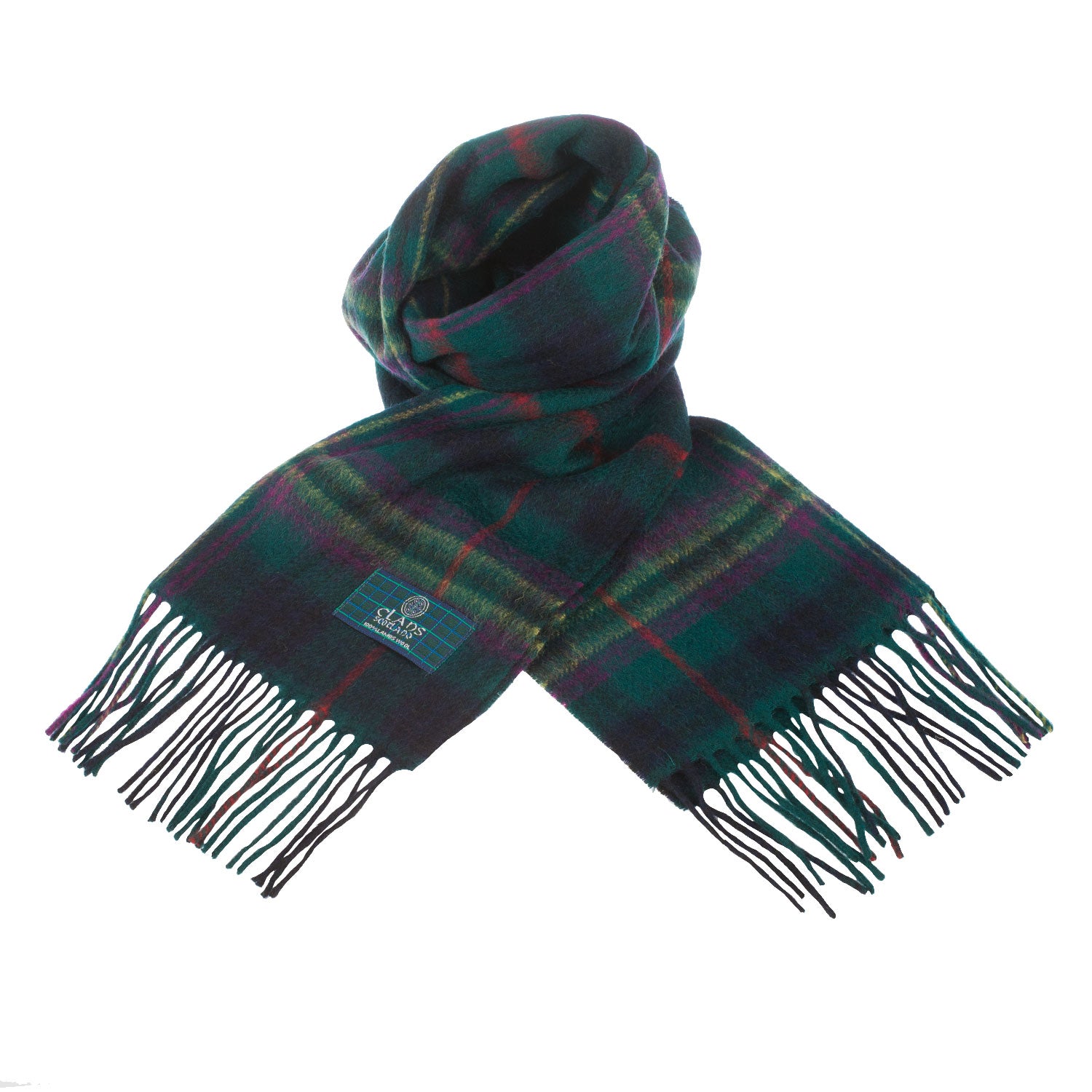 Lambswool Scottish Tartan Clan Scarf Kennedy