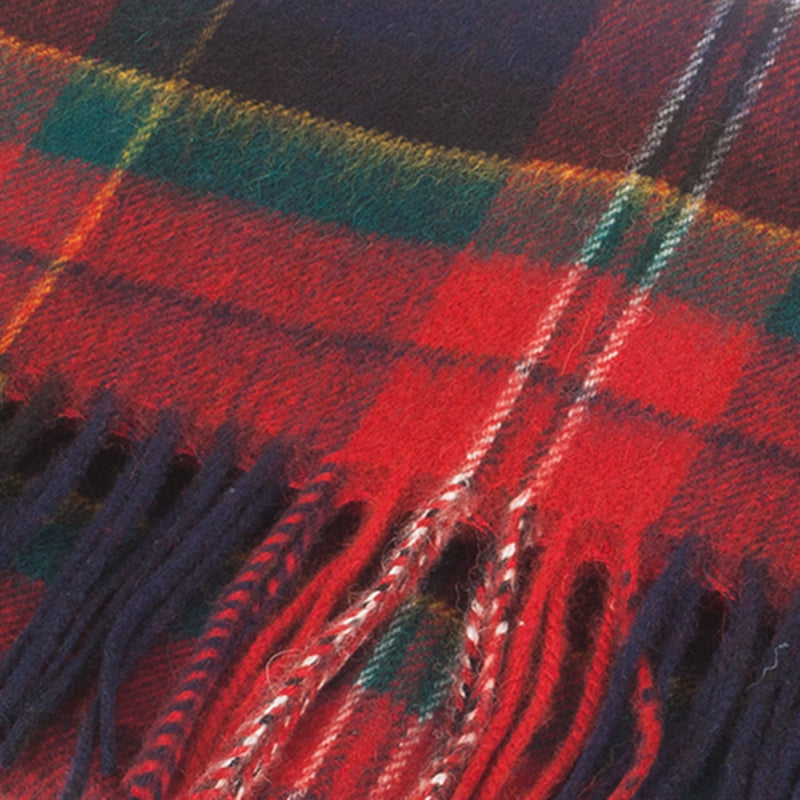 Lambswool Scottish Tartan Clan Scarf Macpherson Clan