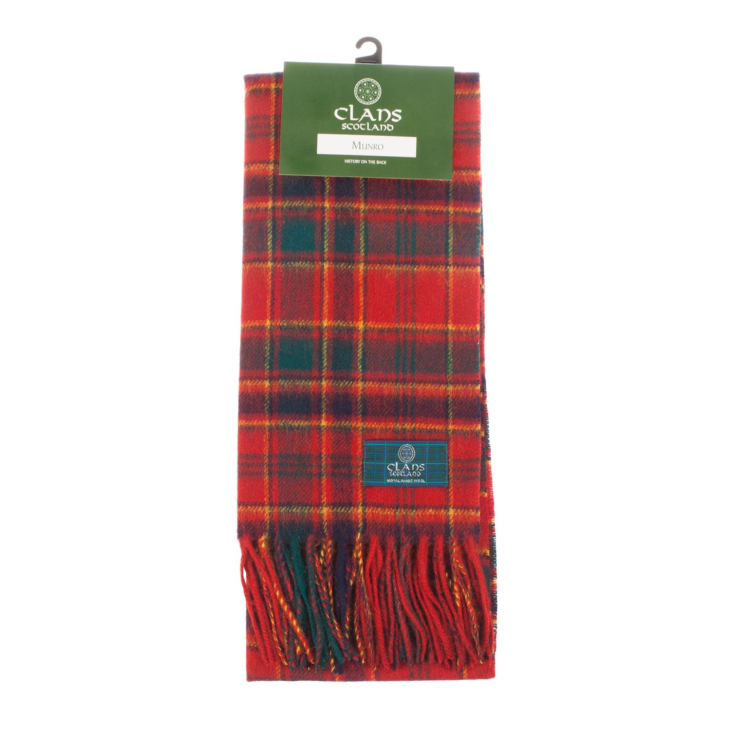 Lambswool Scottish Tartan Clan Scarf Munro