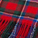 Lambswool Scottish Tartan Clan Scarf Sinclair Red