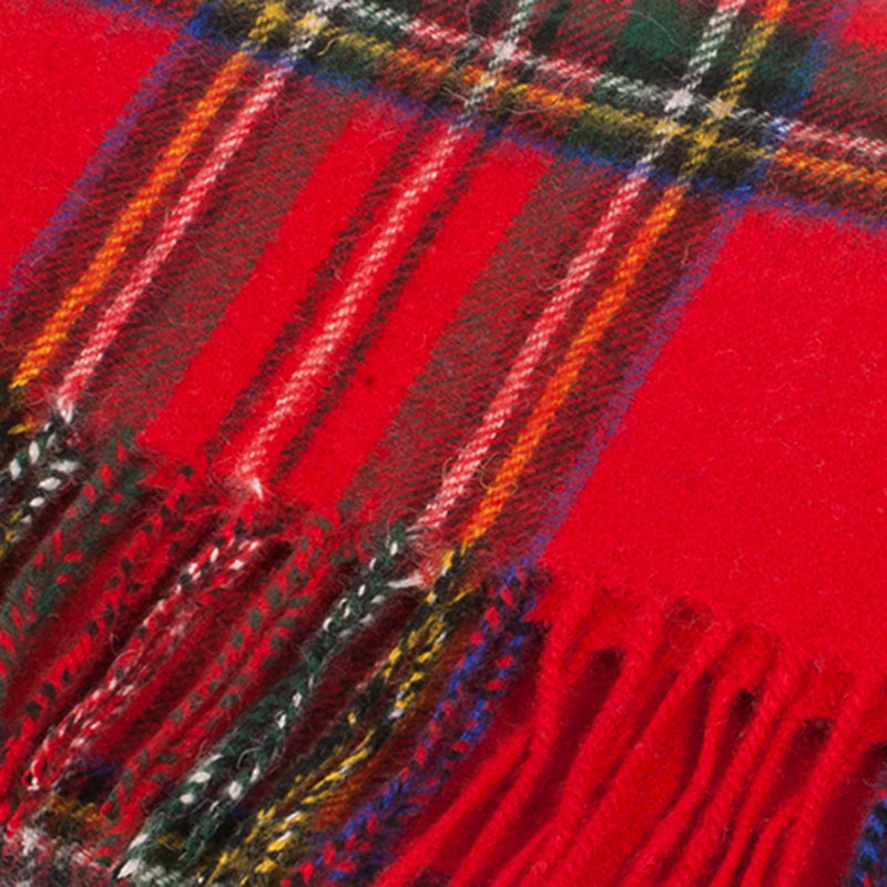Lambswool Scottish Tartan Clan Scarf Stewart Royal