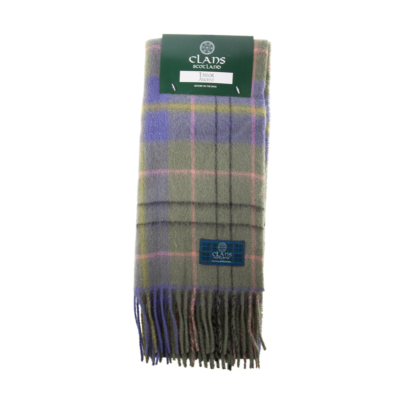 Lambswool Scottish Tartan Clan Scarf Taylor Ancient