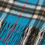 Lambswool Scottish Tartan Clan Scarf Thomson Blue