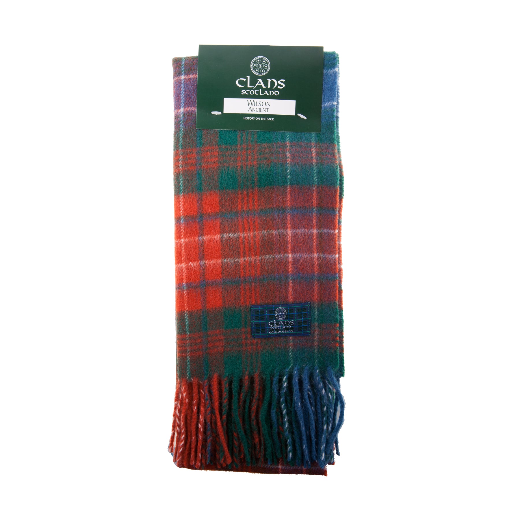 Lambswool Scottish Tartan Clan Scarf Wilson Ancient