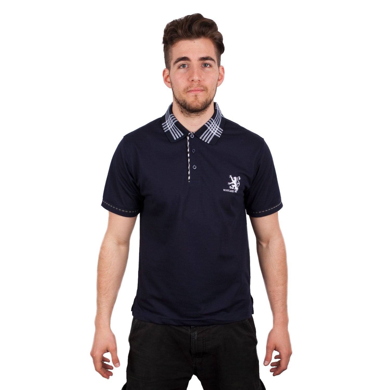 Adults Lion Polo Shirt Navy