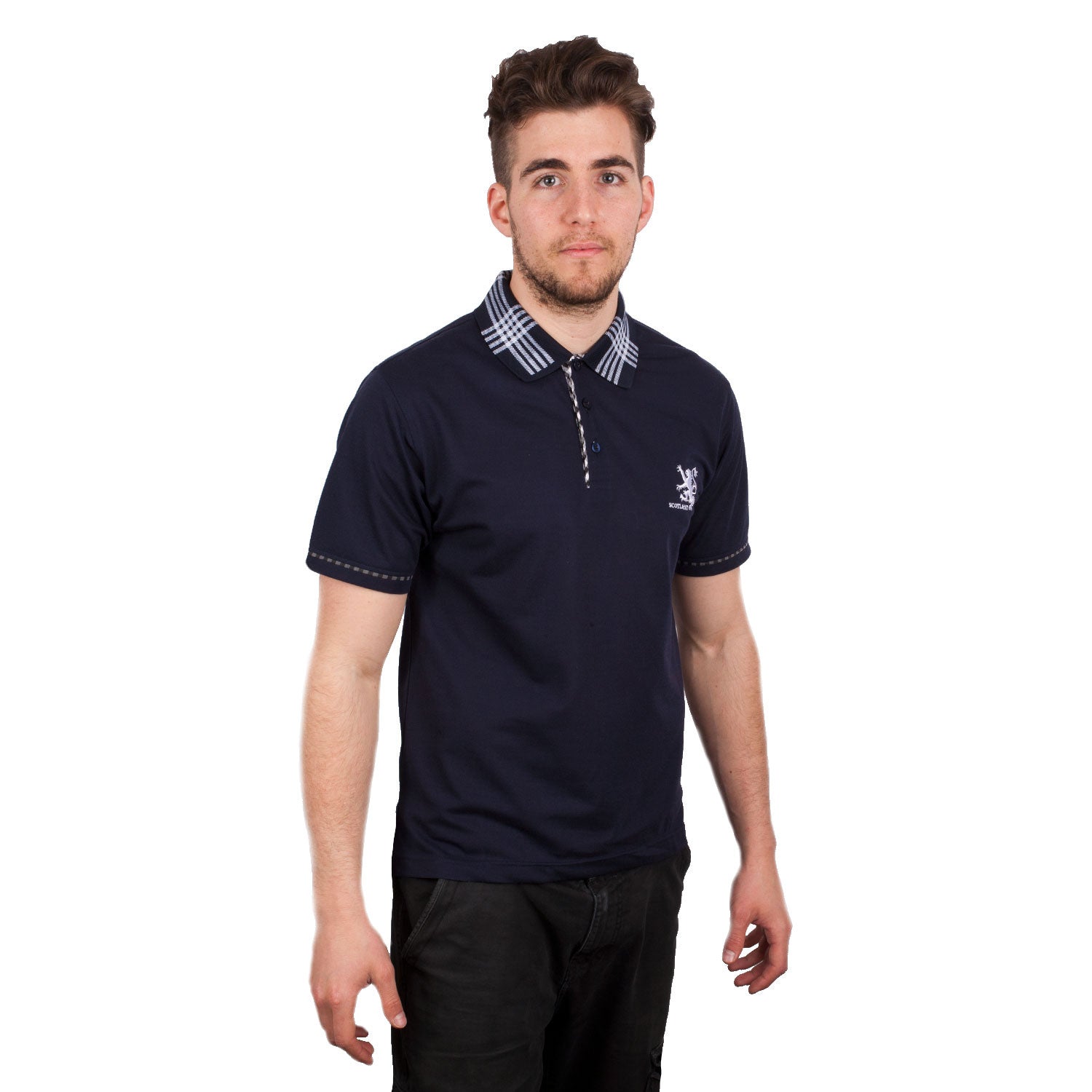 Adults Lion Polo Shirt Navy