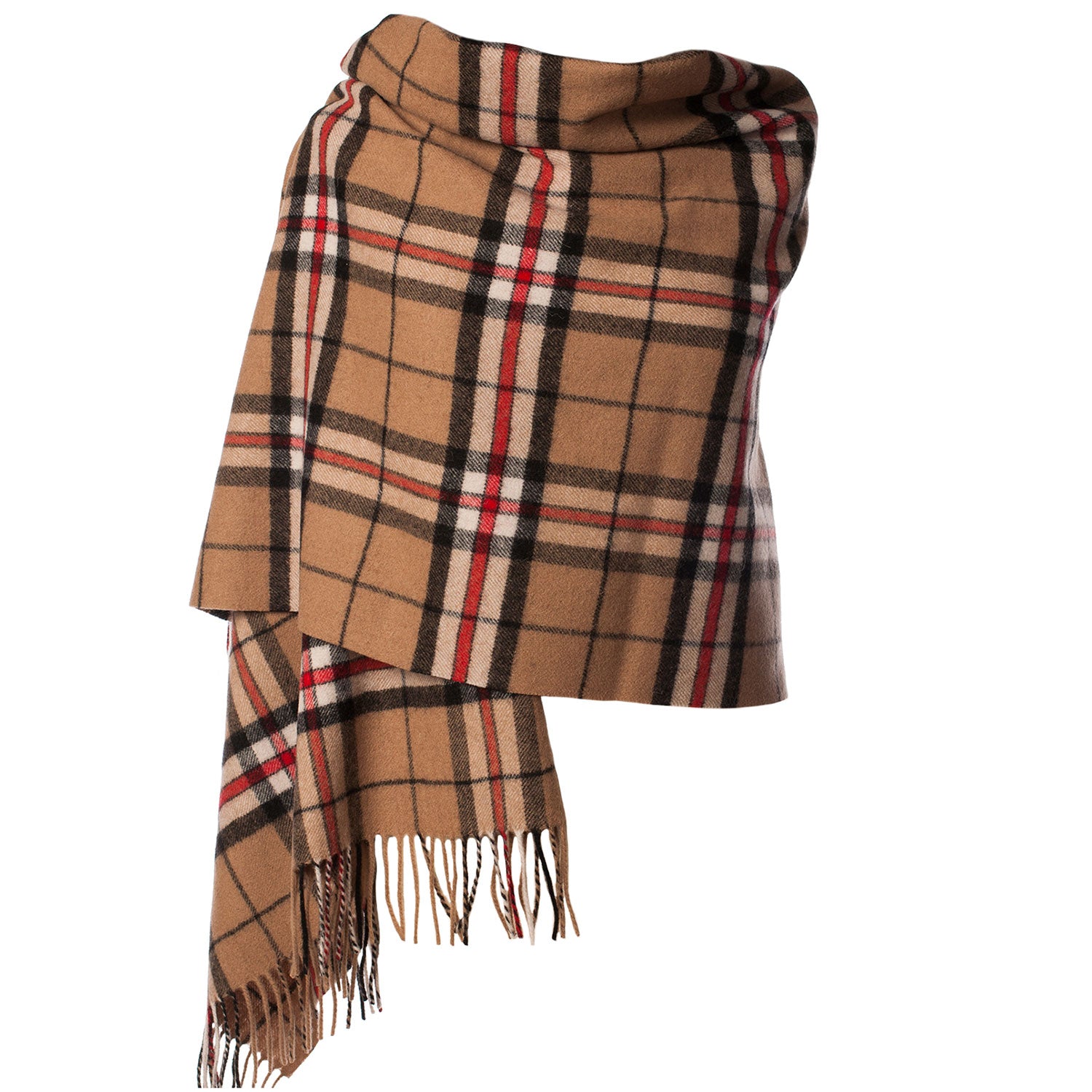 Edinburgh Lambswool Stole Thomson Camel