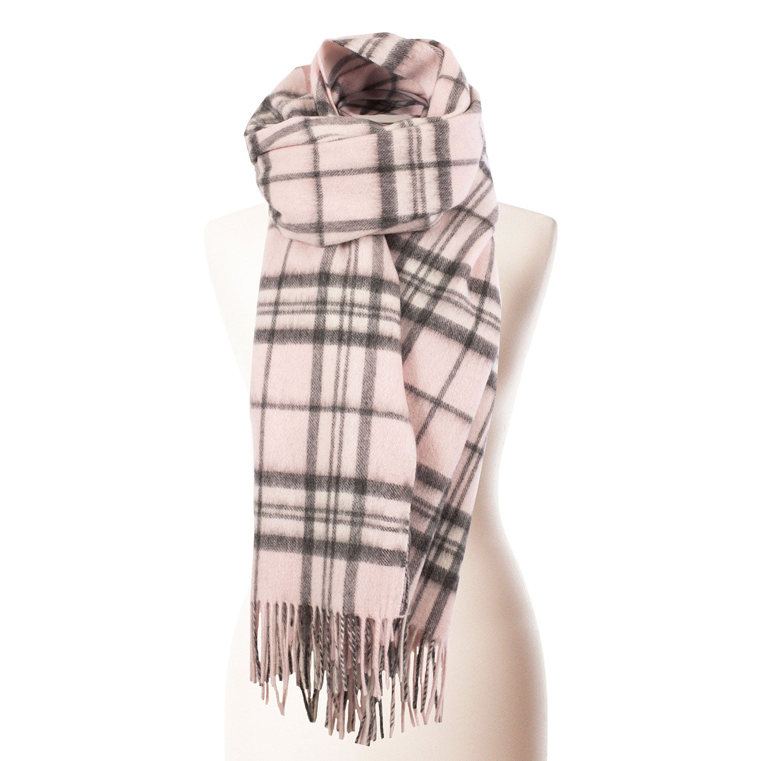 Edinburgh Lambswool Stole Thomson Pale Pink