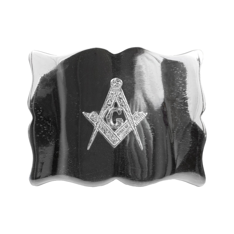 Masonic Chrome Kilt Belt Buckle