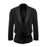 Prince Charlie Jacket 5 Black Button W/C