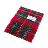 Cashmere Tartan Mini Scarf Stewart Royal