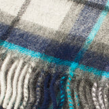 Edinburgh 100% Lambswool Tartan Scarf Tweed Tartan Dover/Grey Check