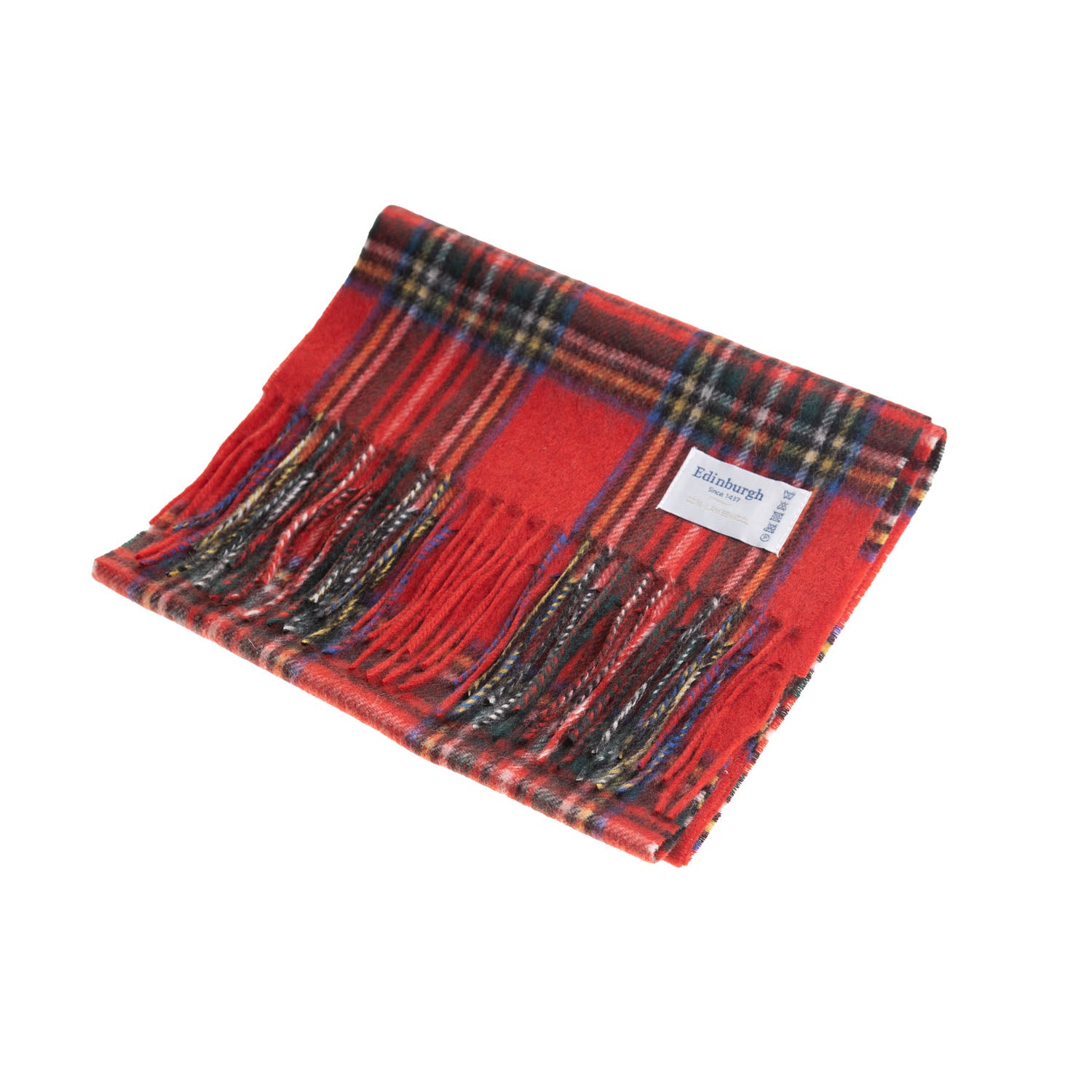 Edinburgh 100% Lambswool Tartan Scarf Stewart Royal