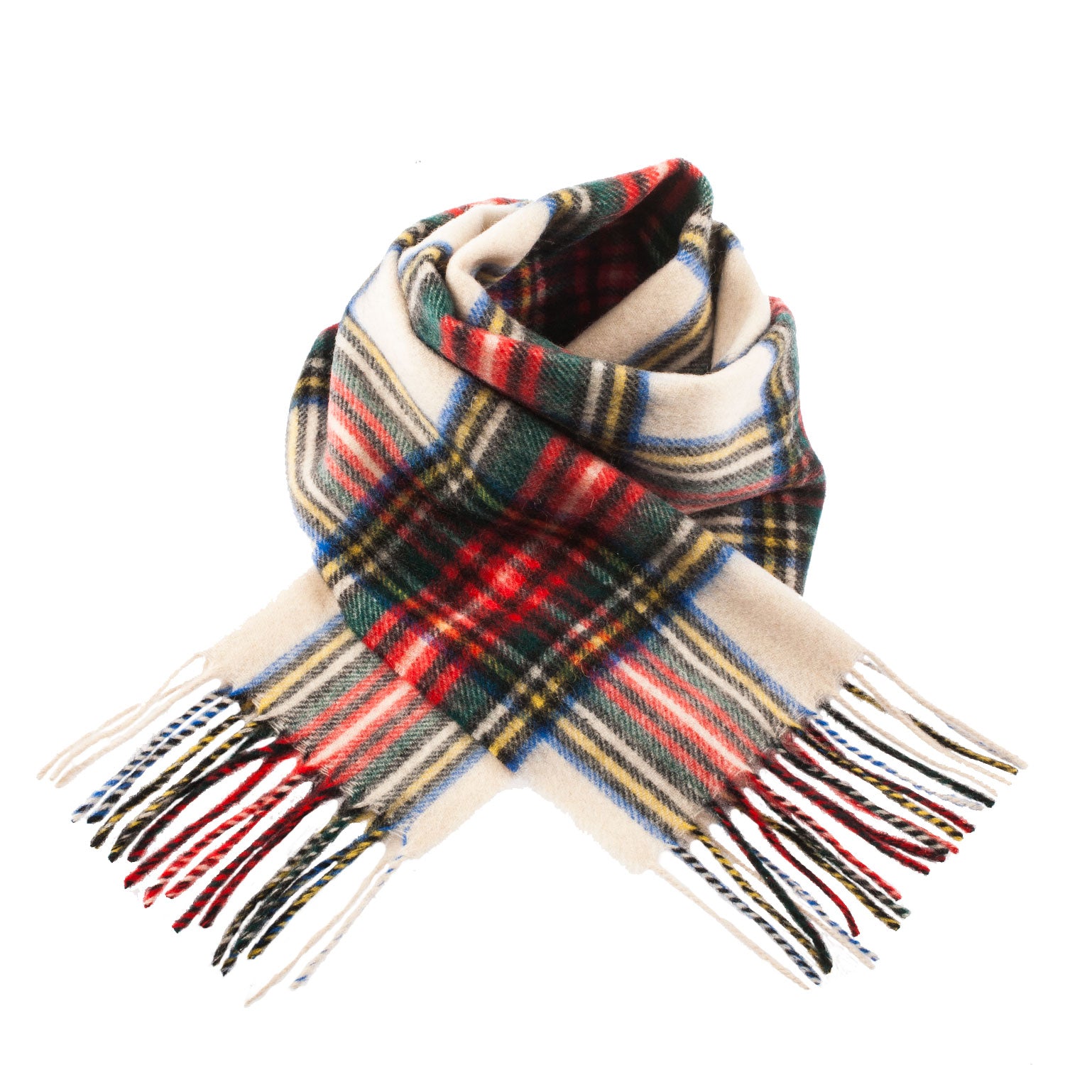 Edinburgh 100% Lambswool Tartan Scarf Stewart Dress