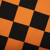 5X3 Flag Orange/Black Check