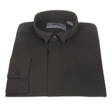Broadsword Wing Collar Shirt Black