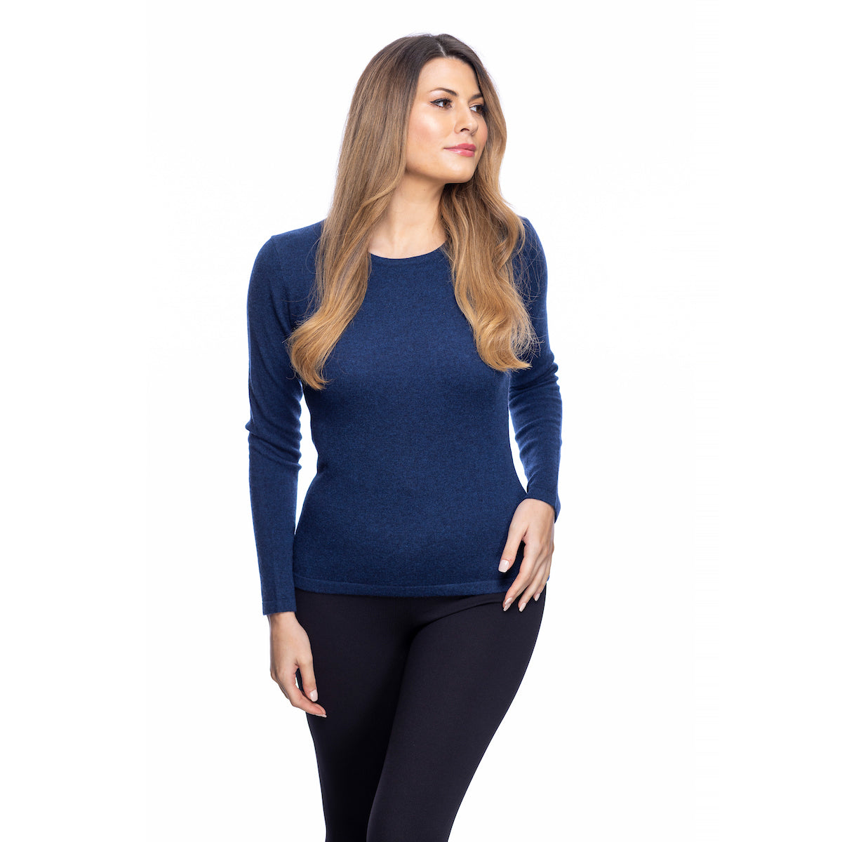 100% Cashmere Ladies Fashion Crew Neck Astral
