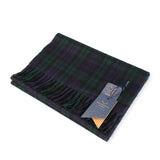 Balmoral 100% Cashmere Woven Scarf Black Watch