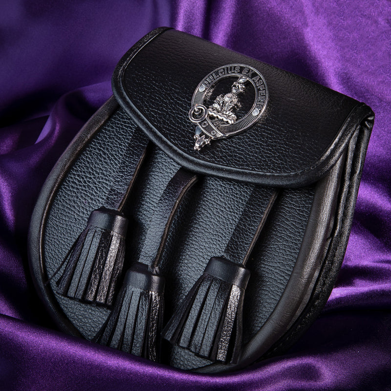 Clan Leather Half Dress Sporran Ferguson