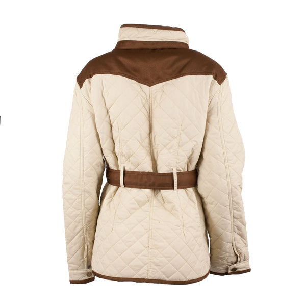 Women's Jess Quilted Jacket With Contras Beige