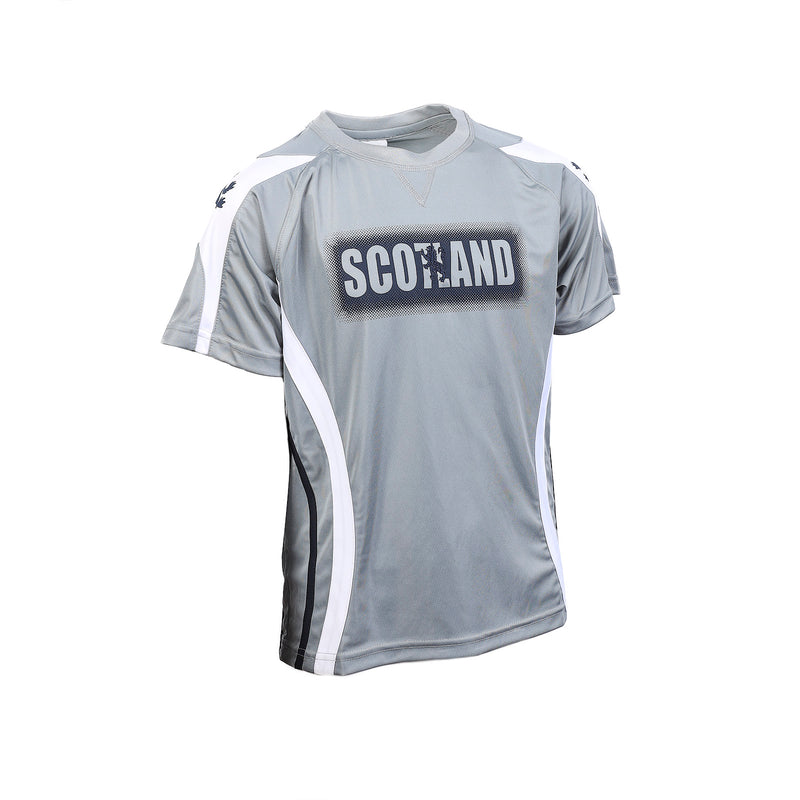 Kids Cool Scotland T-Shirt Grey