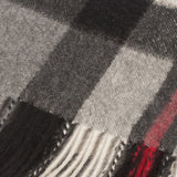 Lyle & Scott 100% Cashmere Scarf Exploded Thomson Grey