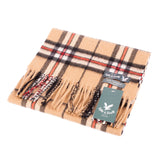 Lyle & Scott 100% Cashmere Scarf Thomson Camel