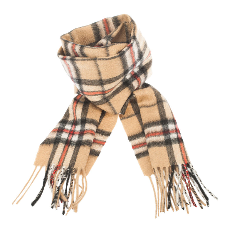 Lyle & Scott 100% Cashmere Scarf Thomson Camel