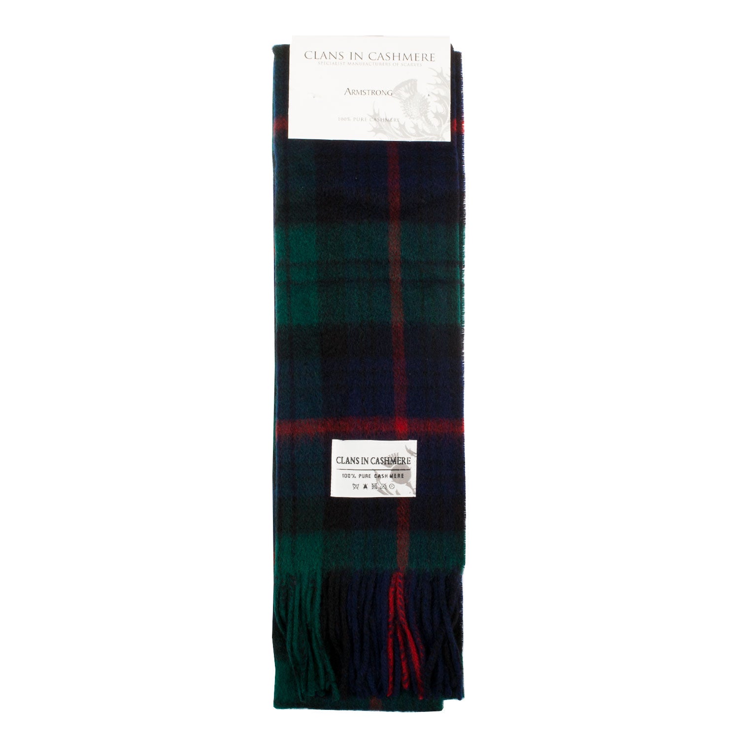 Cashmere Scottish Tartan Clan Scarf Armstrong
