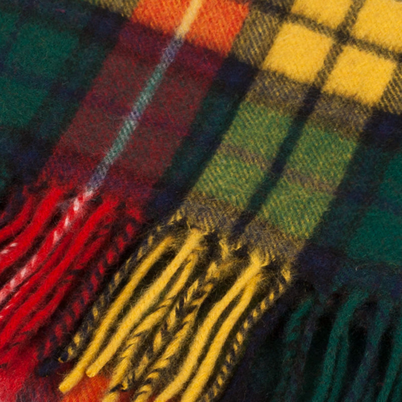 Cashmere Scottish Tartan Clan Scarf Buchanan Modern