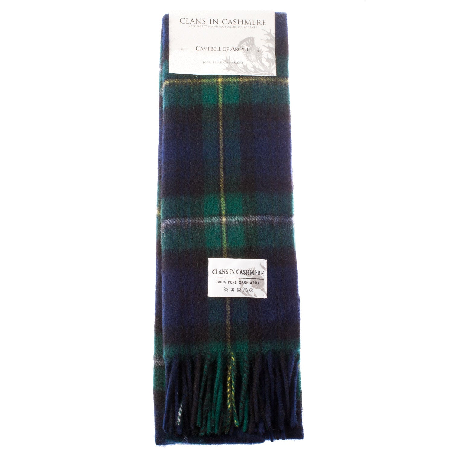 Cashmere Scottish Tartan Clan Scarf Campbell Of Argyll