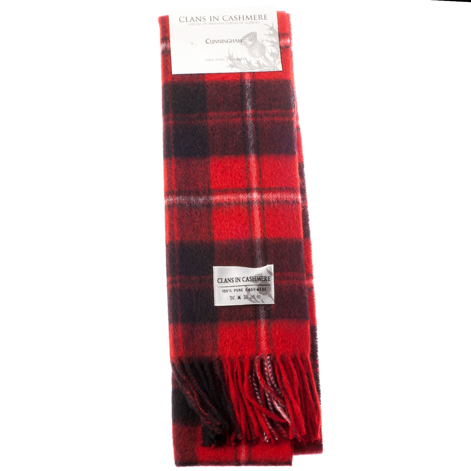 Cashmere Scottish Tartan Clan Scarf Cunningham