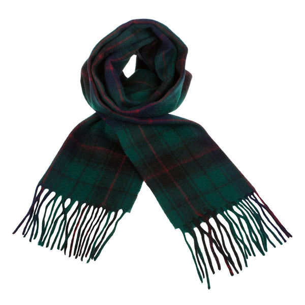 Cashmere Scottish Tartan Clan Scarf Davidson