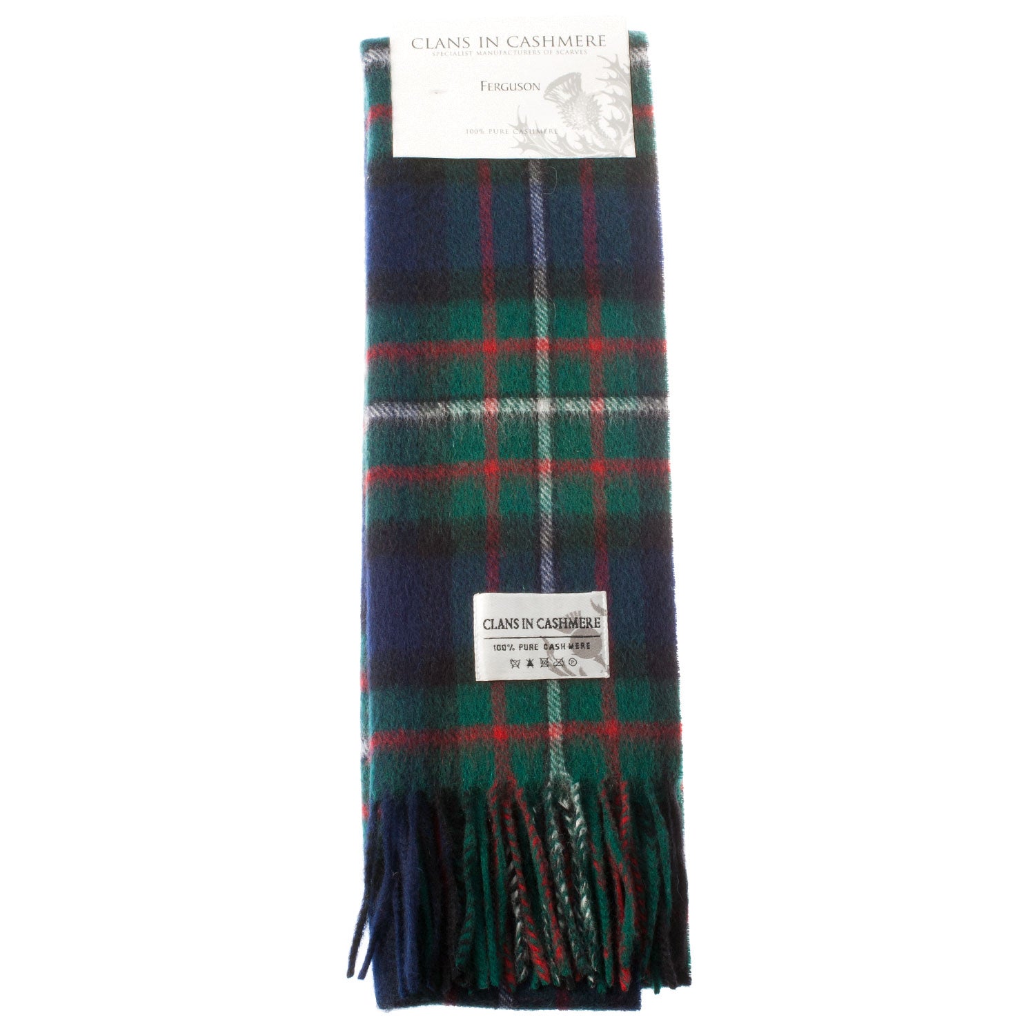 Cashmere Scottish Tartan Clan Scarf Ferguson
