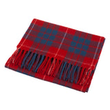 Cashmere Scottish Tartan Clan Scarf Hamilton Red