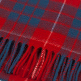 Cashmere Scottish Tartan Clan Scarf Hamilton Red