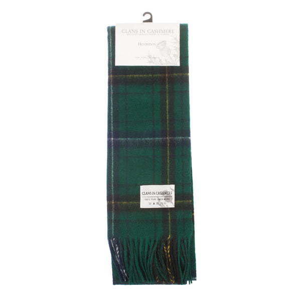 Cashmere Scottish Tartan Clan Scarf Henderson