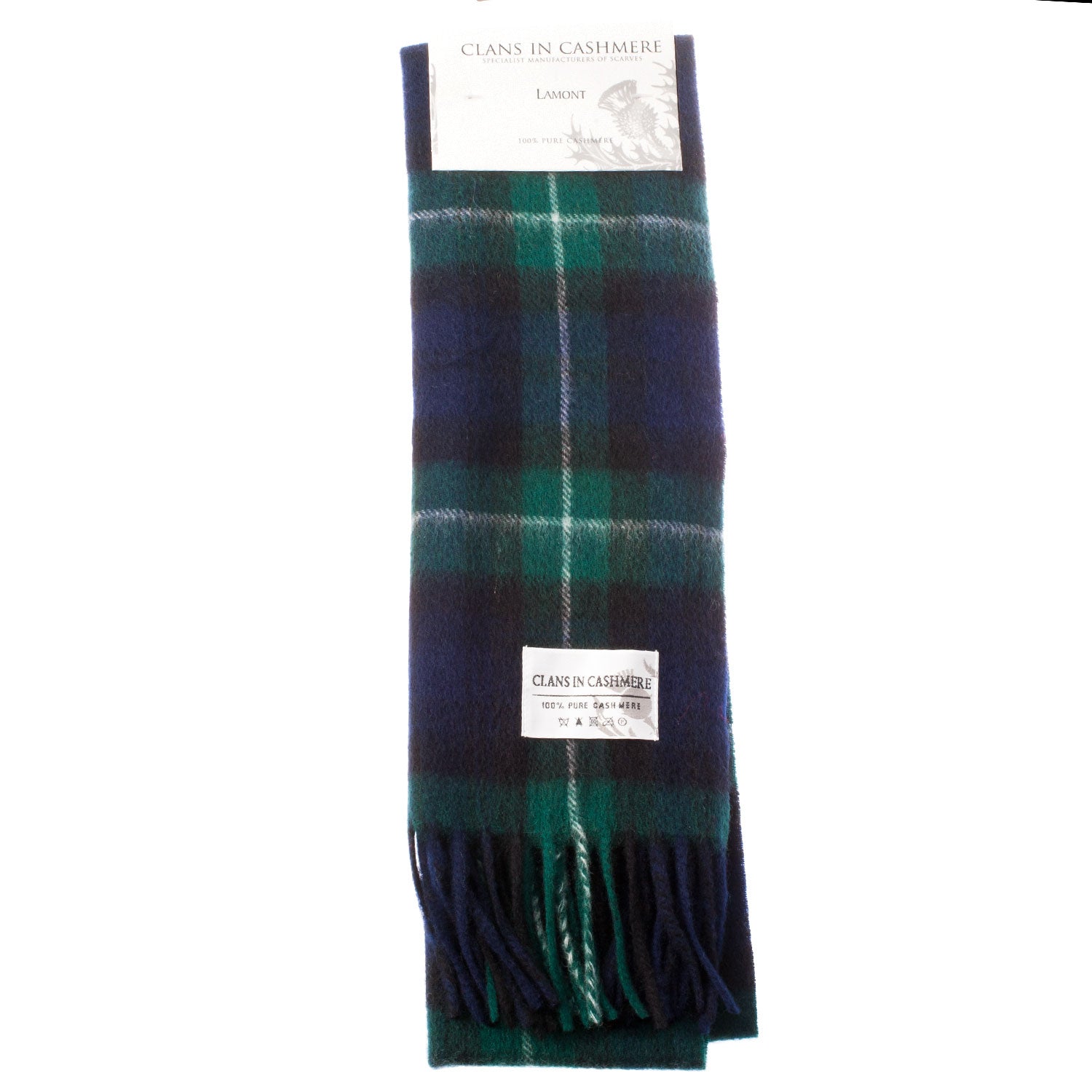 Cashmere Scottish Tartan Clan Scarf Lamont