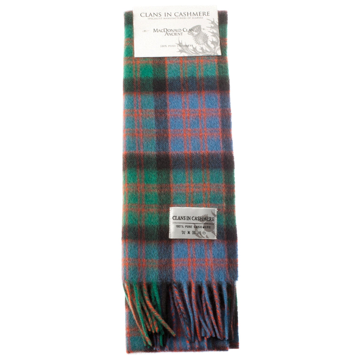 Cashmere Scottish Tartan Clan Scarf Macdonald Clan Ancient