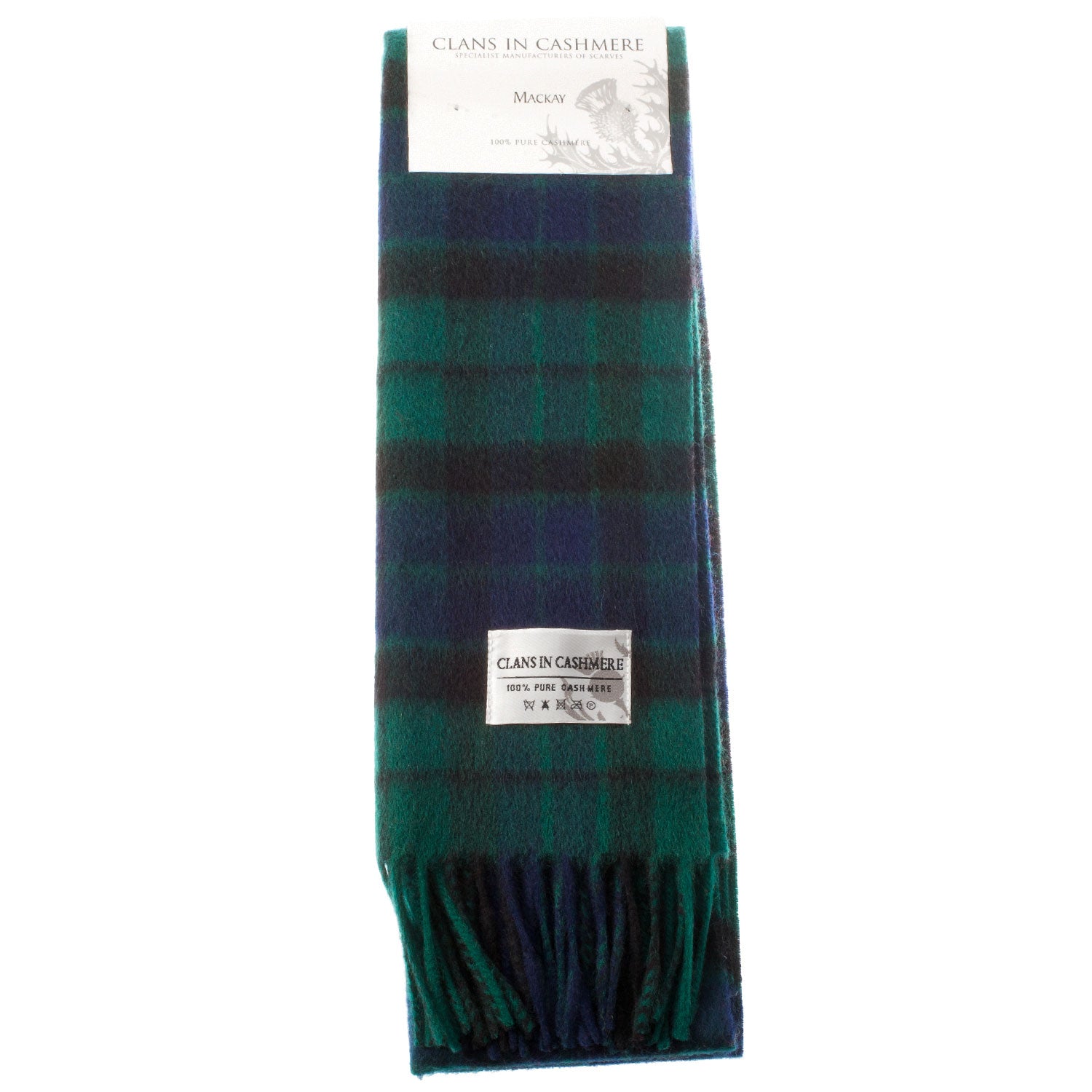 Cashmere Scottish Tartan Clan Scarf Mackay