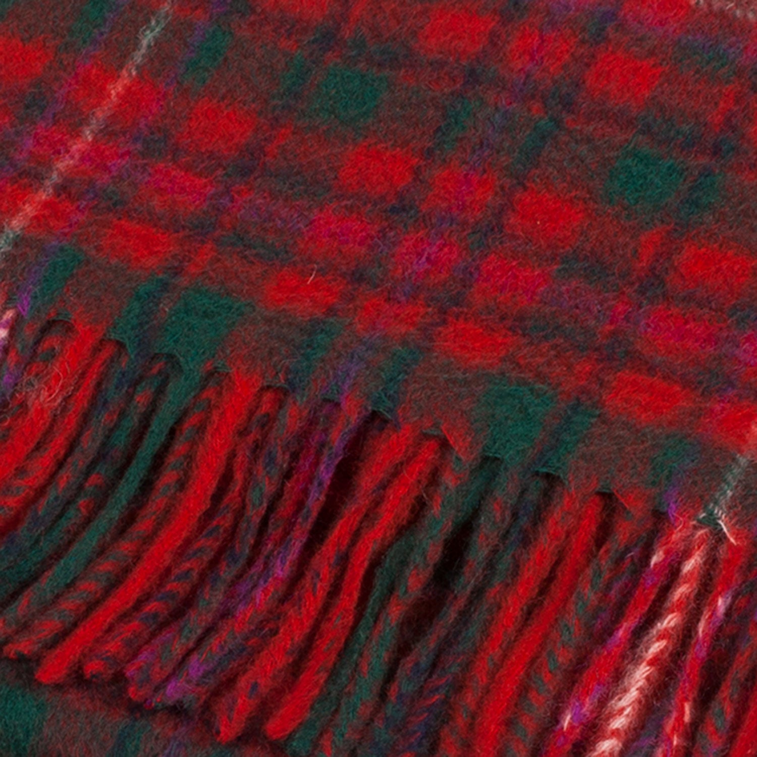 Cashmere Scottish Tartan Clan Scarf Mackinnon Red