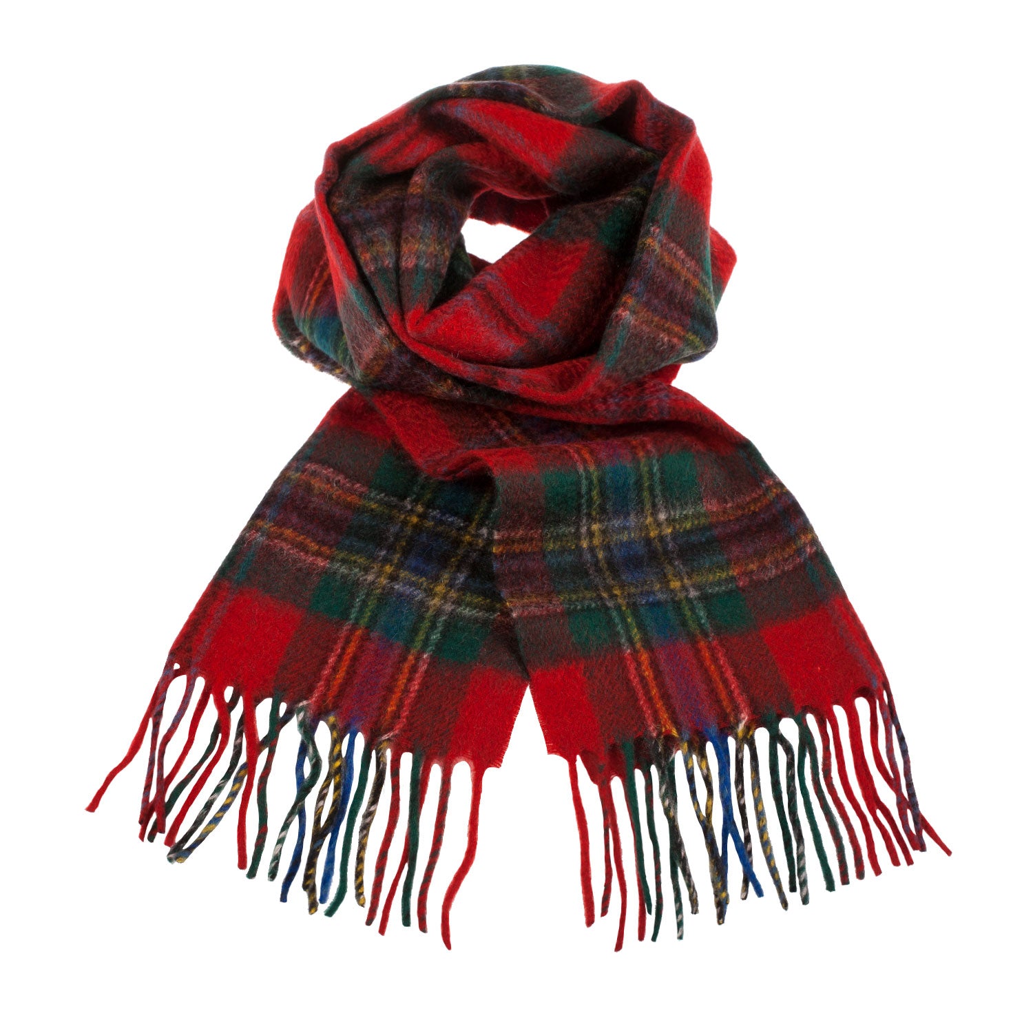 Cashmere Scottish Tartan Clan Scarf Maclean Of Duart
