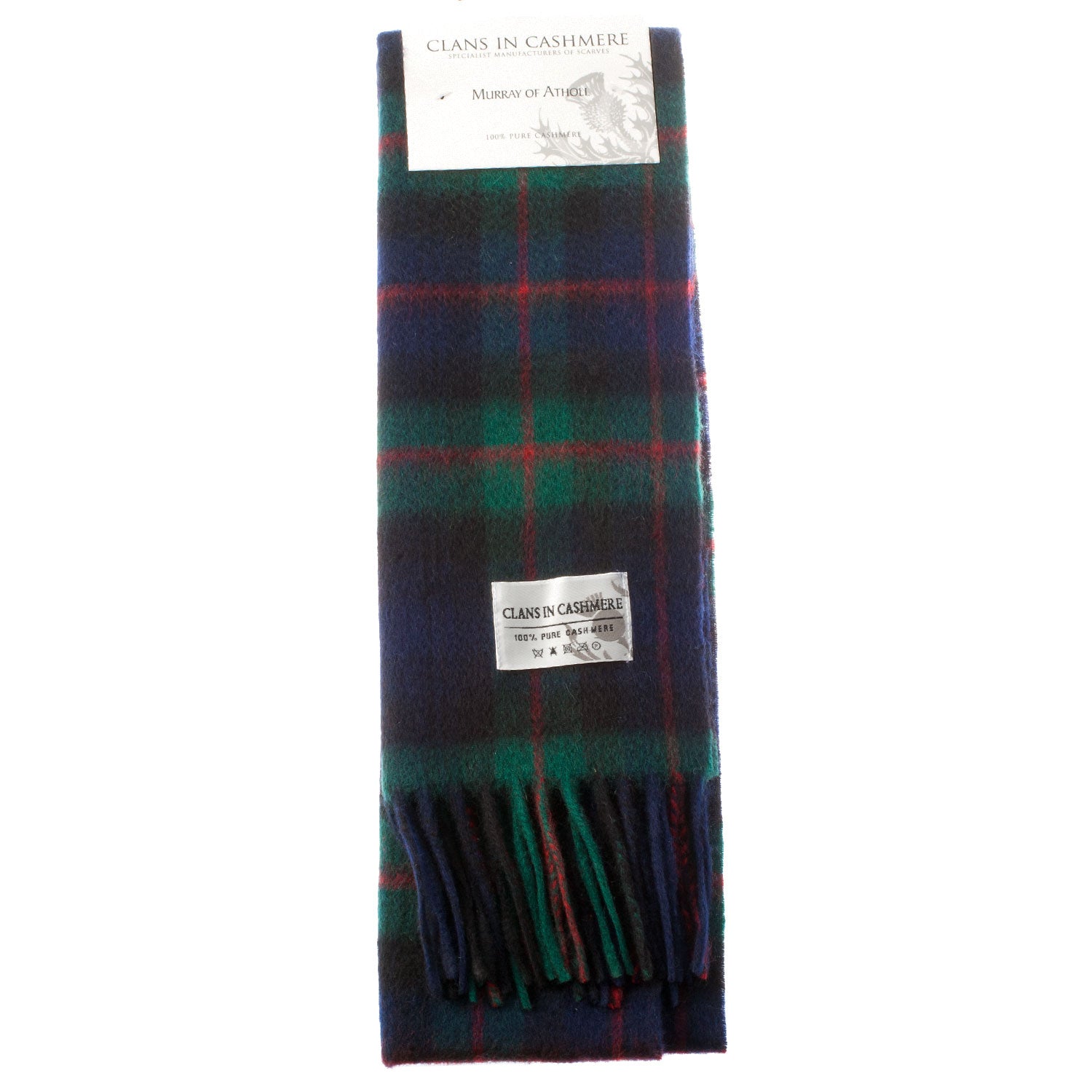 Cashmere Scottish Tartan Clan Scarf Murray Of Atholl