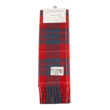 Cashmere Scottish Tartan Clan Scarf Hamilton Red