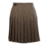 Harris Tweed Ladies Bronwyn Wool Skirt Brown