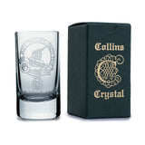 Collins Crystal Clan Shot Glass Barclay