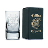 Collins Crystal Clan Shot Glass Cockburn